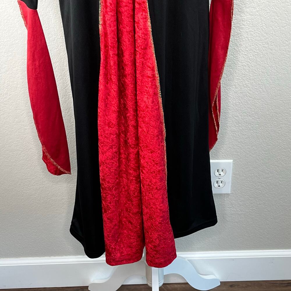 Rubies Halloween Costume Cosplay Black Red Gothic Vampiress Dress Adult Large - Picture 6 of 12